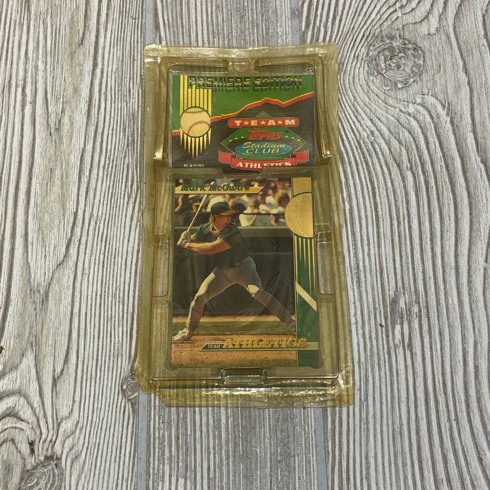 1993 Topps Stadium Club Oakland Athletics Team Set Mark McGwire Rickey Henderson